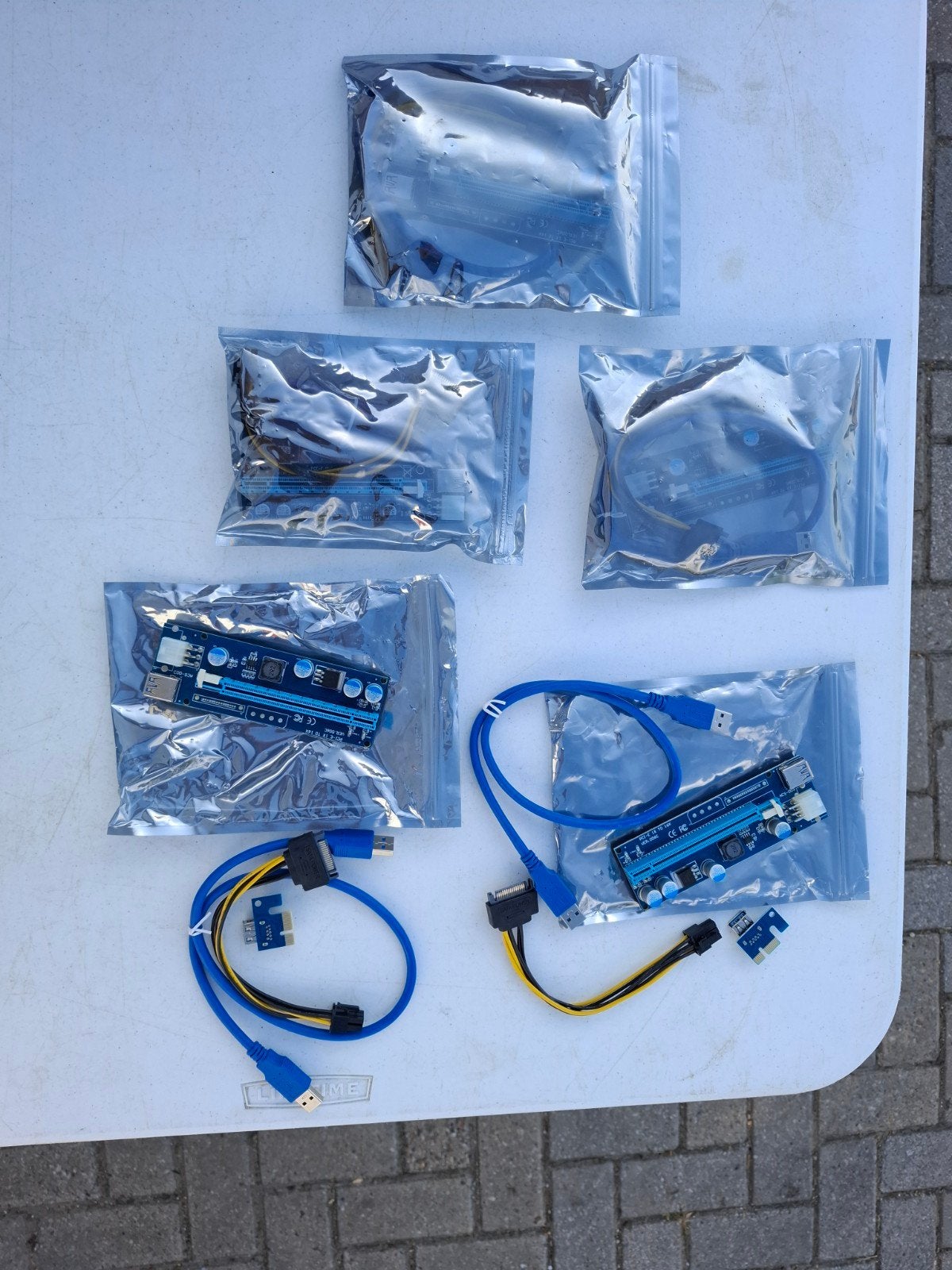 PCI-E 1X naar 16X Riser Card voor Mining (VER.006C), Ophalen, Onbekend@voorbeeld.com, Onbekend, Nieuw