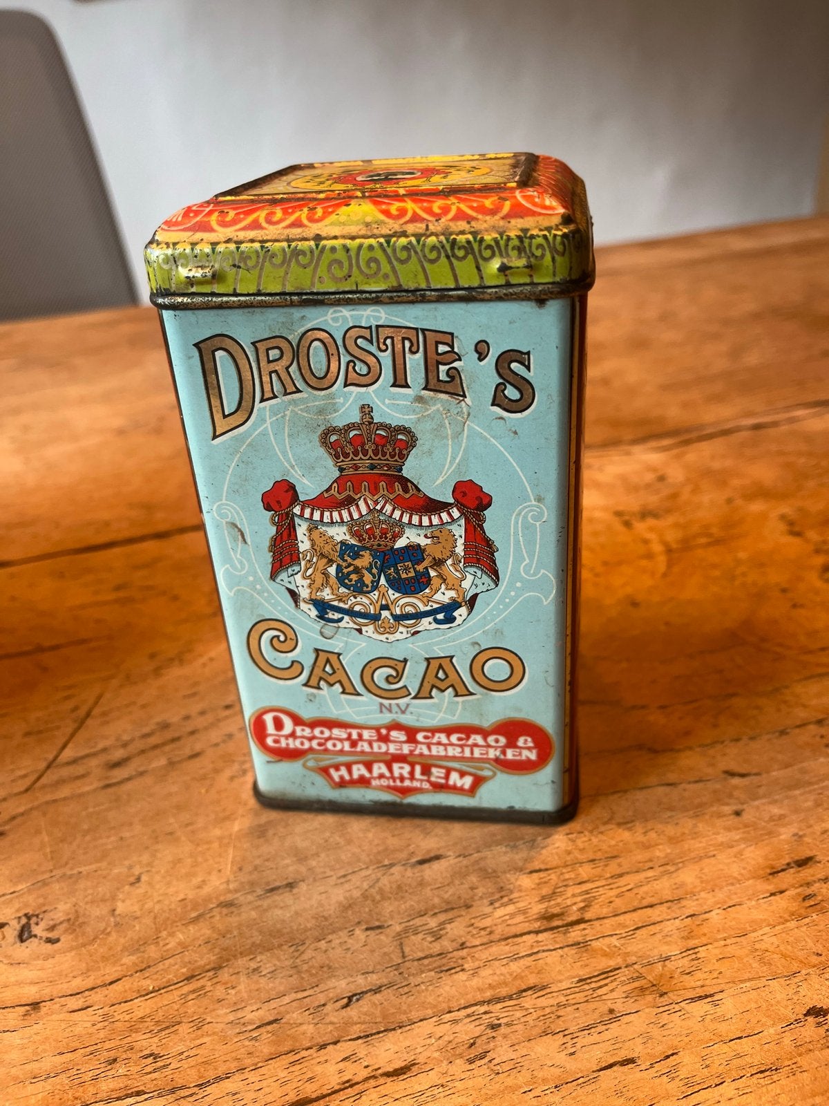 Antiek Droste's Cacao blik - Haarlem, Antiek en Kunst, Ophalen of Verzenden