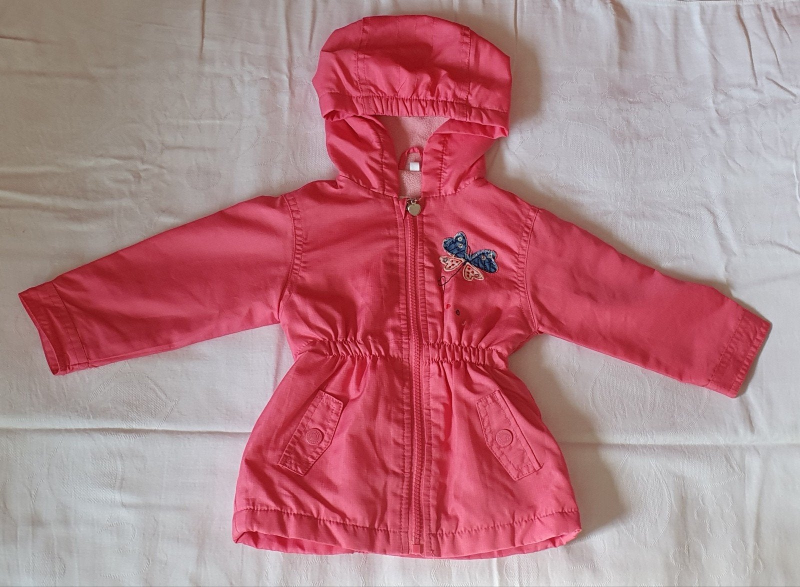 Maat 80-86 Meisjeskleding - 2 jasjes en 1 vestje, Kinderen en Baby's, Babykleding | Maat 80, Gebruikt, Meisje, Ophalen of Verzenden