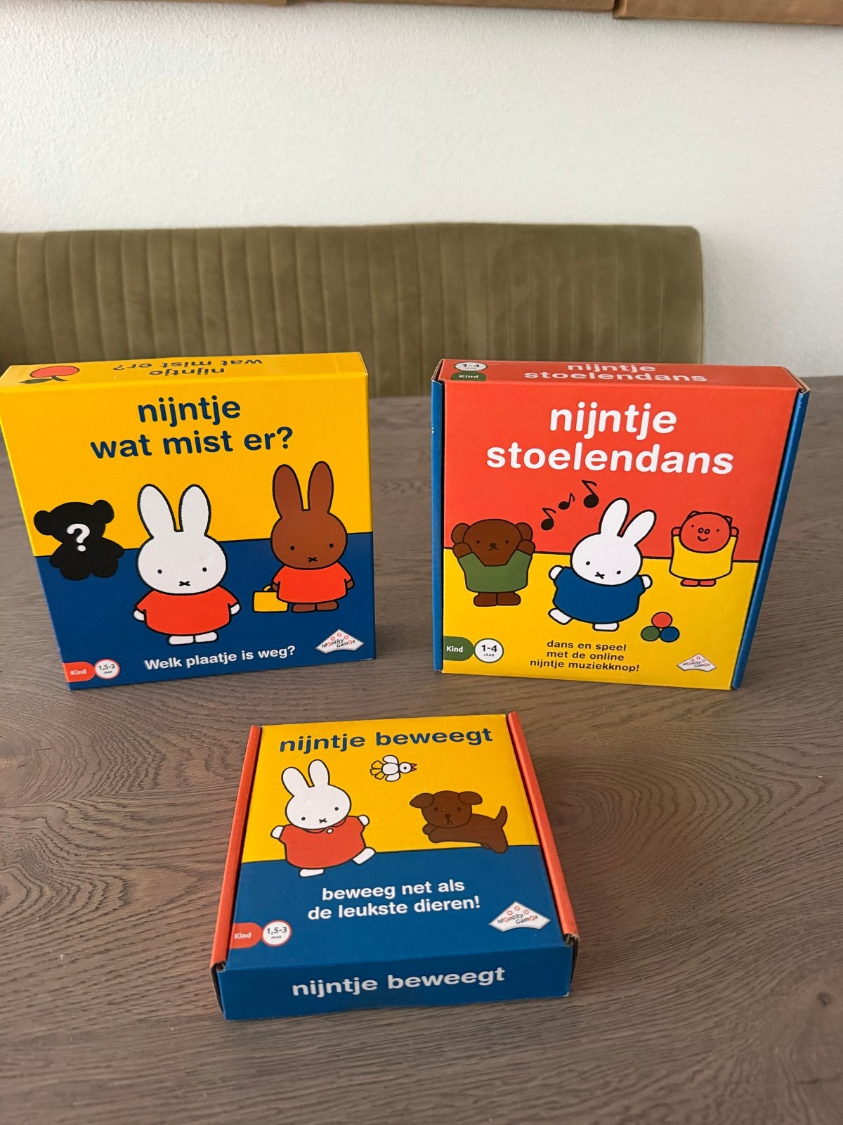Nijntje Spellen: Wat Mist Er?, Stoelendans & Beweegt, Een of twee spelers, Ophalen of Verzenden, Nieuw