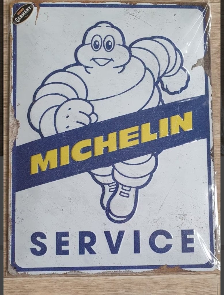 Michelin tin sign, Verzamelen, Ophalen, Nieuw, Reclamebord