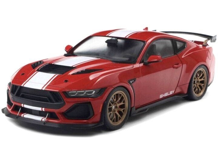 ford shelby mustang super snake 2025  rood solido nieuw 1:18, Hobby en Vrije tijd, Modelauto's | 1:18, Ophalen, Nieuw, Auto, Solido