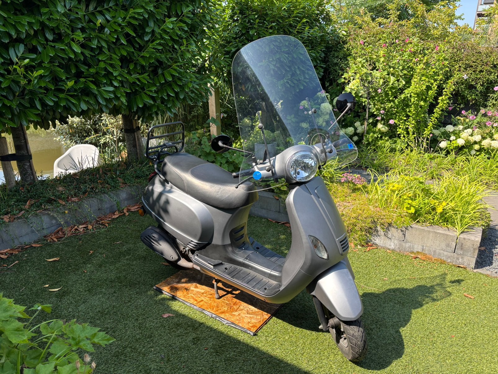 Turbho RL-50 snor scooter 2019 matgrijs, Ophalen, Zo goed als nieuw, Benzine, Overige merken