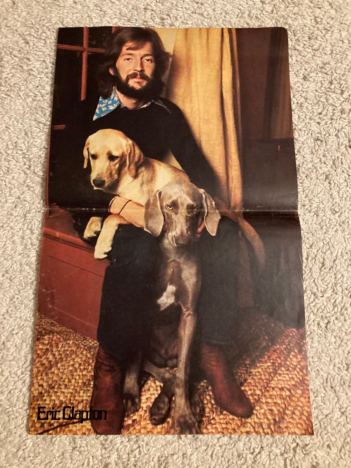 Poster A3 formaat ERIC CLAPTON, Verzamelen, Ophalen of Verzenden, Zo goed als nieuw, A1 t/m A3