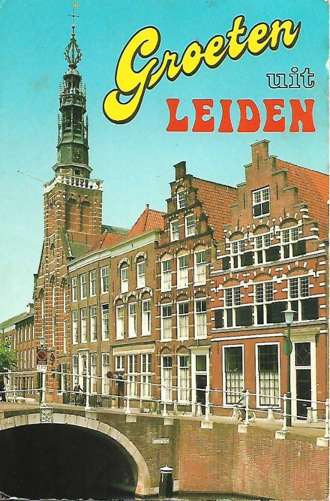 Leiden- -Rapenburg., Verzenden, 1980 tot heden, Gelopen, Zuid-Holland