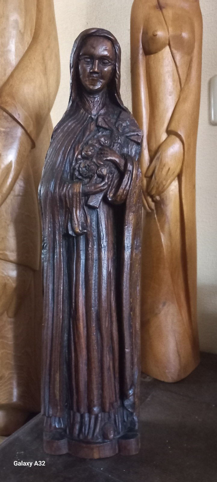 Theresia Beeld eiken 19e eeuw., Antiek en Kunst, Ophalen of Verzenden