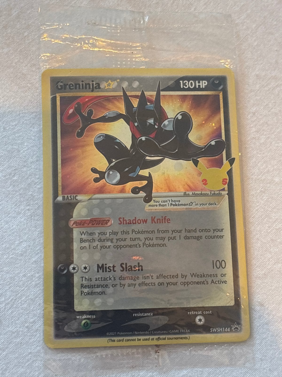 Greninja SWSH144 Black Star Promo Pokémon Kaart, Hobby en Vrije tijd, Verzamelkaartspellen | Pokémon, Ophalen, Nieuw, Losse kaart