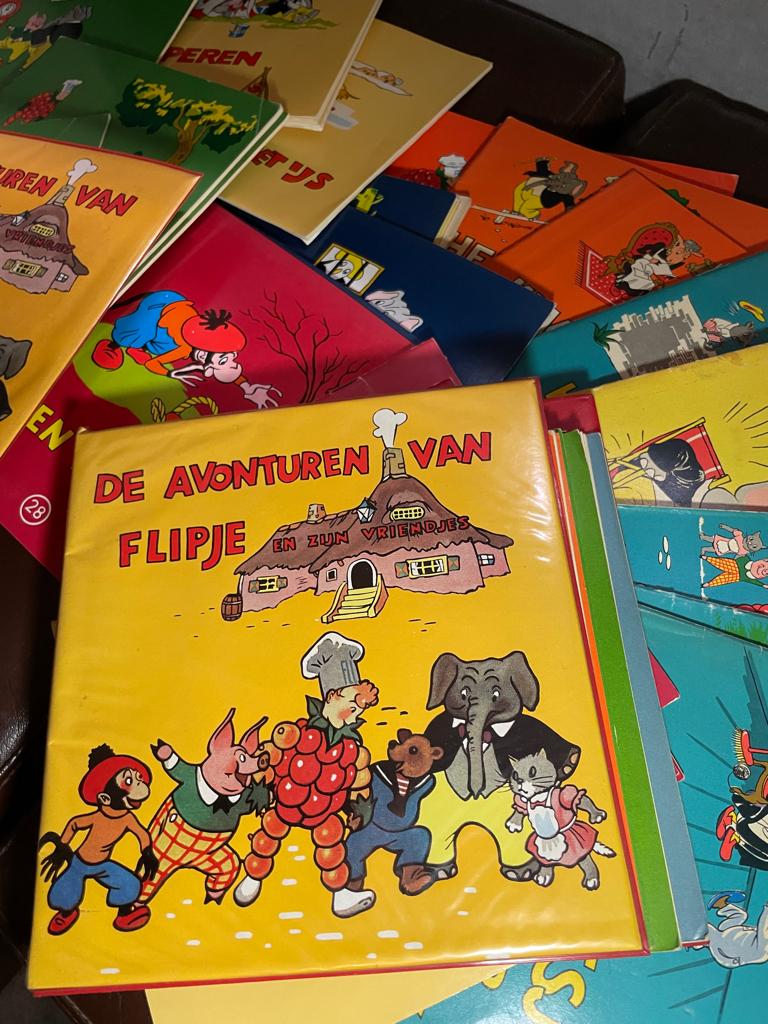 42x stripboekjes Flipje/ De Betuwe, nagenoeg complete set, Meerdere stripboeken, Ophalen of Verzenden, Gelezen