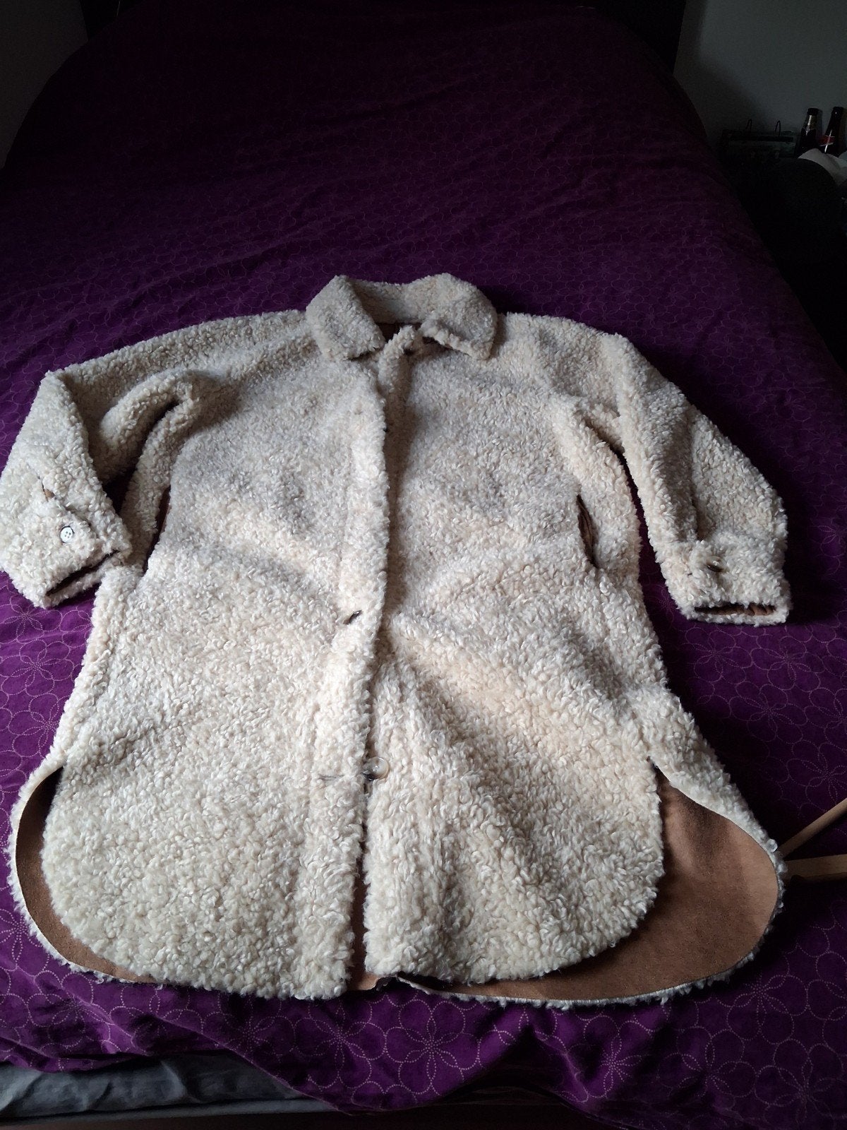 winterjas, Maat 38/40 (M), Bruin, Nieuw, Ophalen of Verzenden