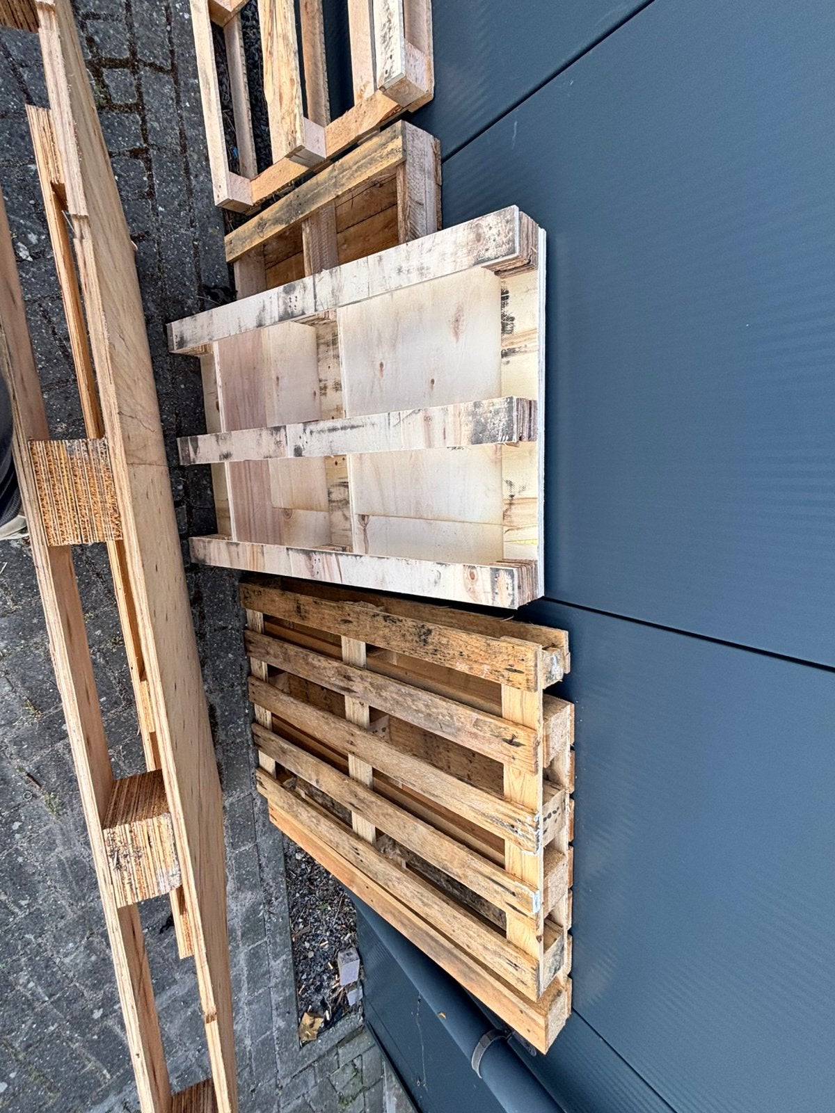 Gratis pallets 5x, Ophalen, Minder dan 25 mm, Zo goed als nieuw, Pallet