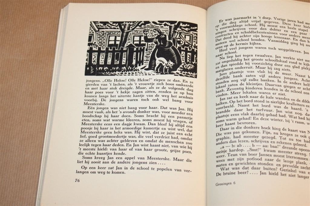 Groningen Volkskunde — Houtsneden N.J.B. Bulder 1931, Boeken, Ophalen of Verzenden, Gelezen