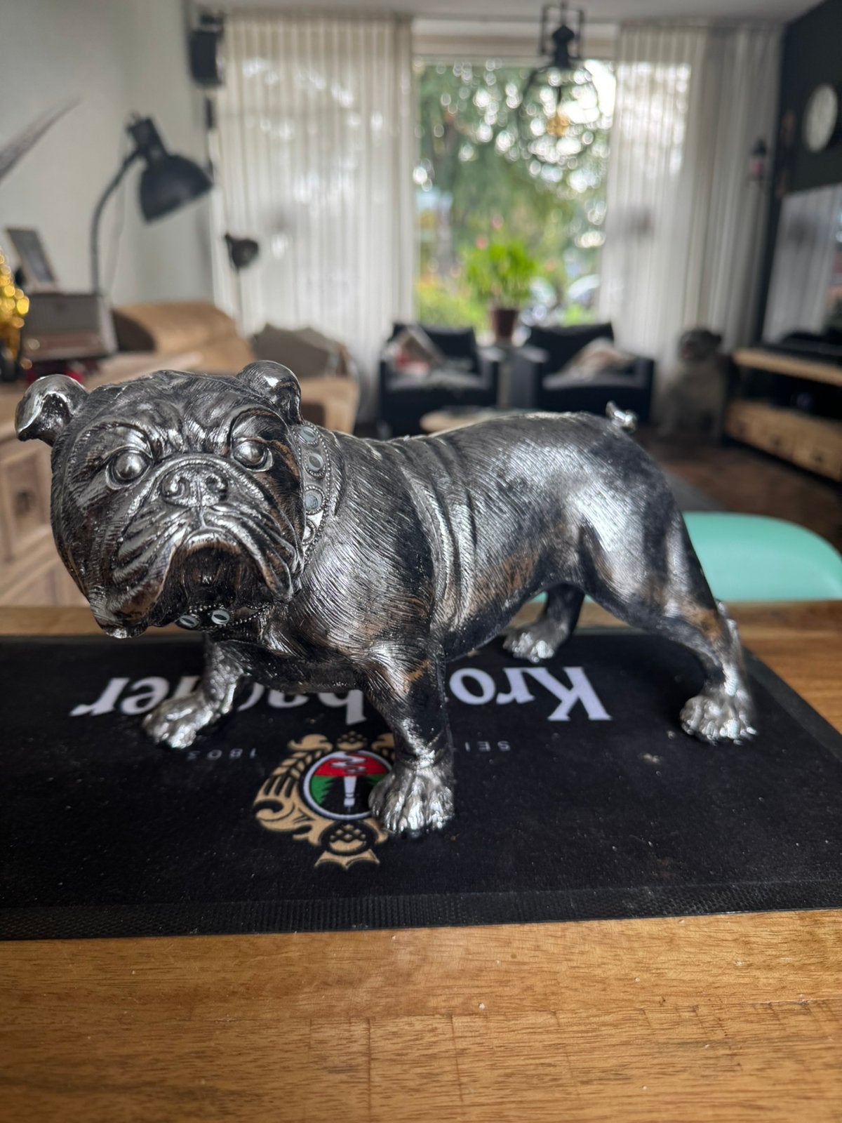 Mooi bulldog beeld, Antiek en Kunst, Ophalen of Verzenden