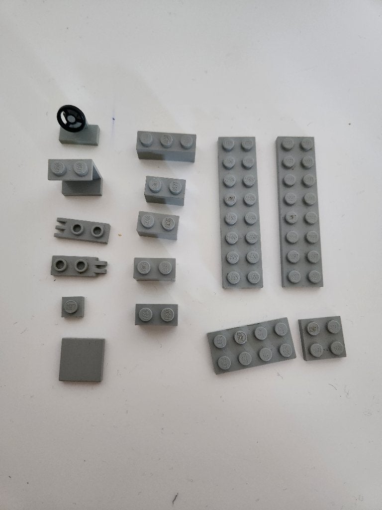 Lego grijs, Ophalen of Verzenden, Gebruikt, Losse stenen, Lego