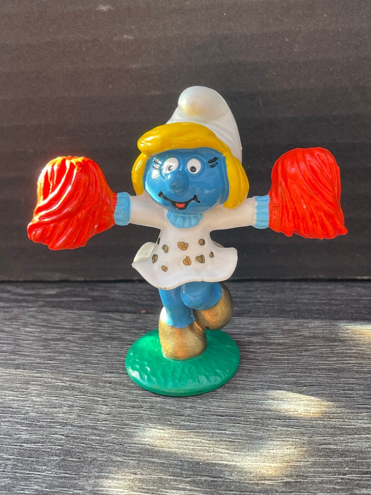 Smurfin Cheerleader McDonald's Figuurtje, Verzamelen, Smurfen, Ophalen of Verzenden, Gebruikt, Smurfin, Poppetje, Figuurtje of Knuffel