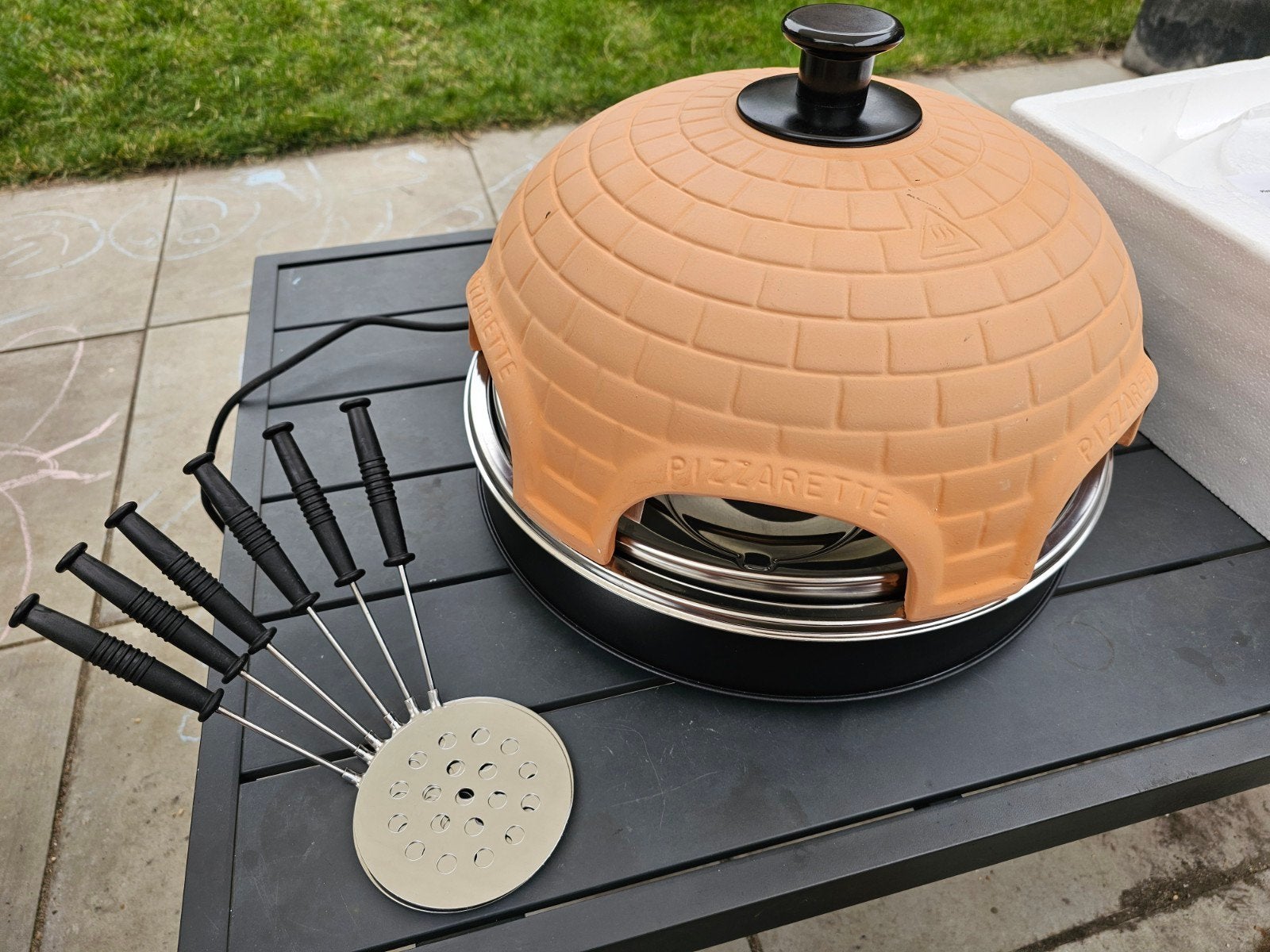 Emerio Pizzarette Cool Wall - Pizzaoven voor 6 personen, Minder dan 45 cm, Overige merken, Pizzaoven, Ophalen of Verzenden