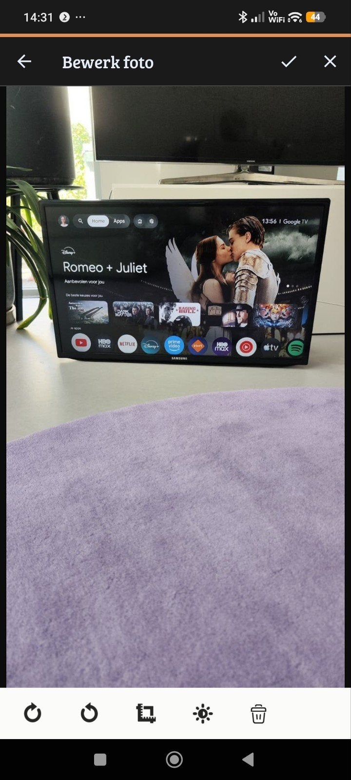 Samsung 32 inch tv UE32EH5000, Ophalen