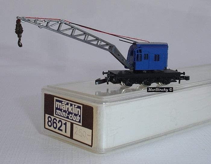 Märklin Z 8621 Mobiele Kraan !, Hobby en Vrije tijd, Modeltreinen | Overige schalen, Gelijkstroom, Wagon, Ophalen of Verzenden