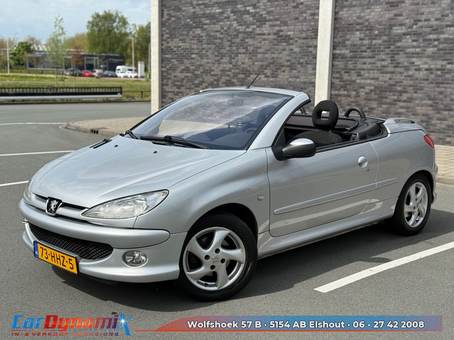 Peugeot 206 CC 1.6-16V | Airco | LMV | Cabrio Werkt | Rijd S, Voorwielaandrijving, Gebruikt, 4 cilinders, 4 stoelen