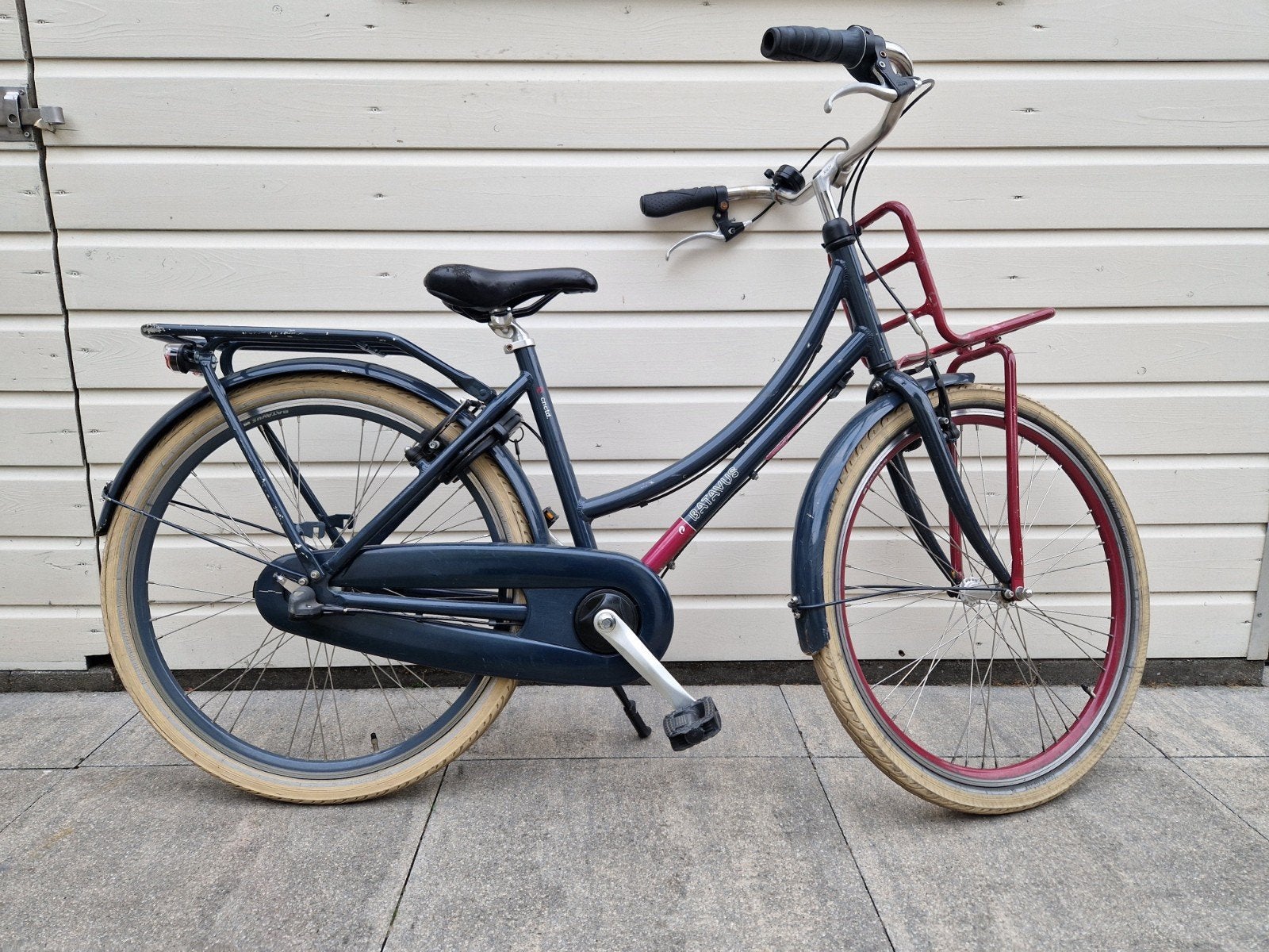 Batavus CNCTD 26" meisjesfiets met 3 versnellingen, Fietsen en Brommers, Gebruikt, Velgrem, Versnellingen, Batavus