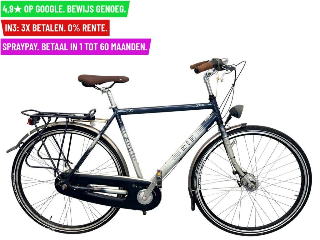 Herenfiets Rih Elite 28"/56cm/8ver - Garantie/Levering, Fietsen en Brommers, Fietsen | Heren | Herenfietsen, Overige merken, 9713 Bv Groningen