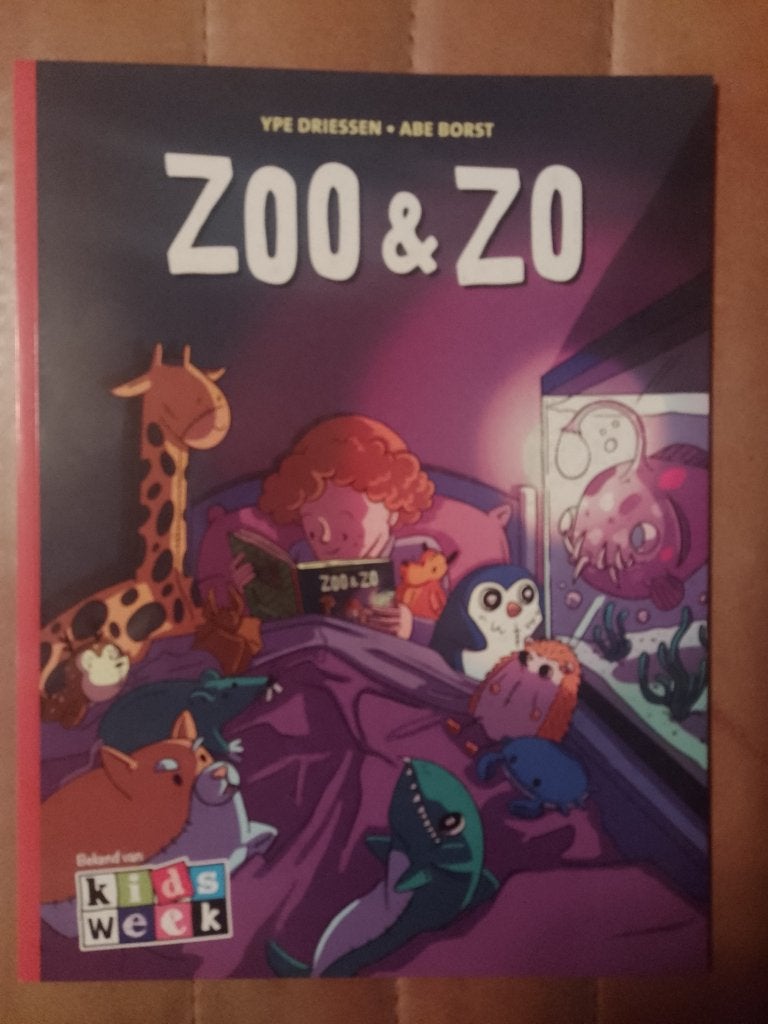 Zoo & Zo 2 - Ype Driessen / Abe Borst gesigneerde versie., Boeken, Eén stripboek, Ophalen of Verzenden, Gelezen