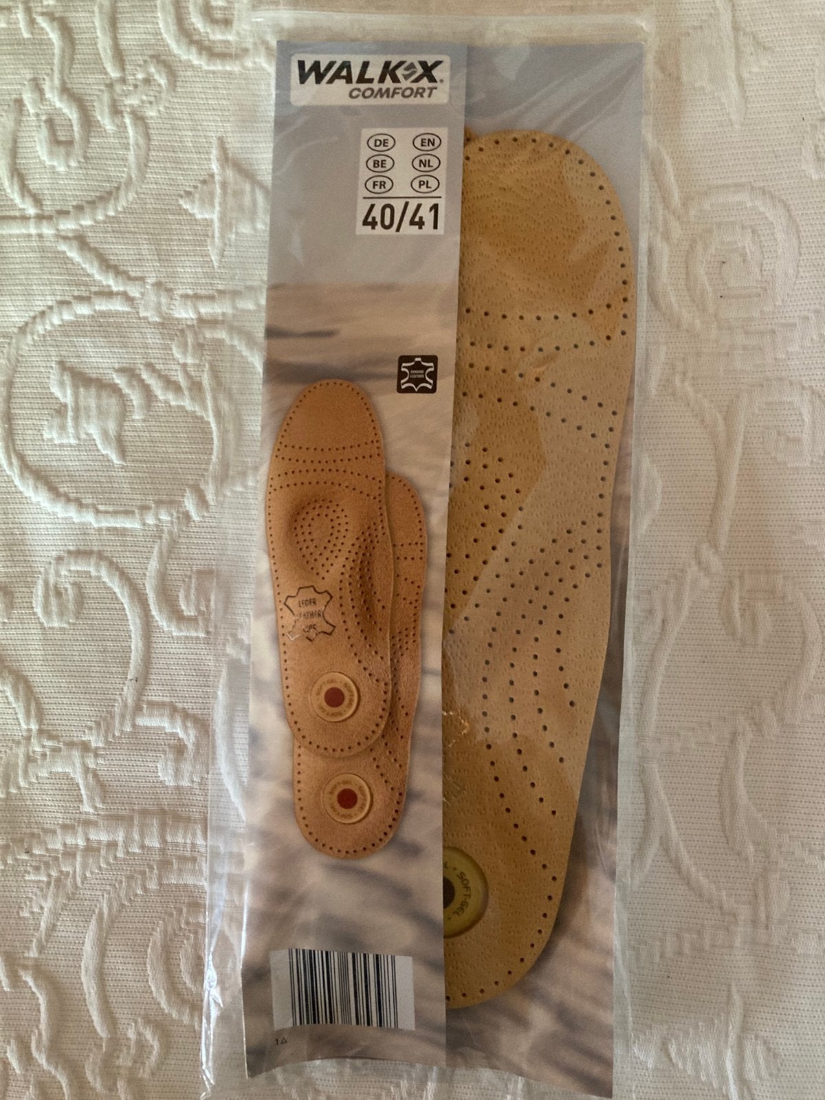 Nieuwe Walkx Comfort leren Inlegzolen, mt 40/41, Echt leder, Ophalen of Verzenden, Nieuw, Overige kleuren, Overige typen