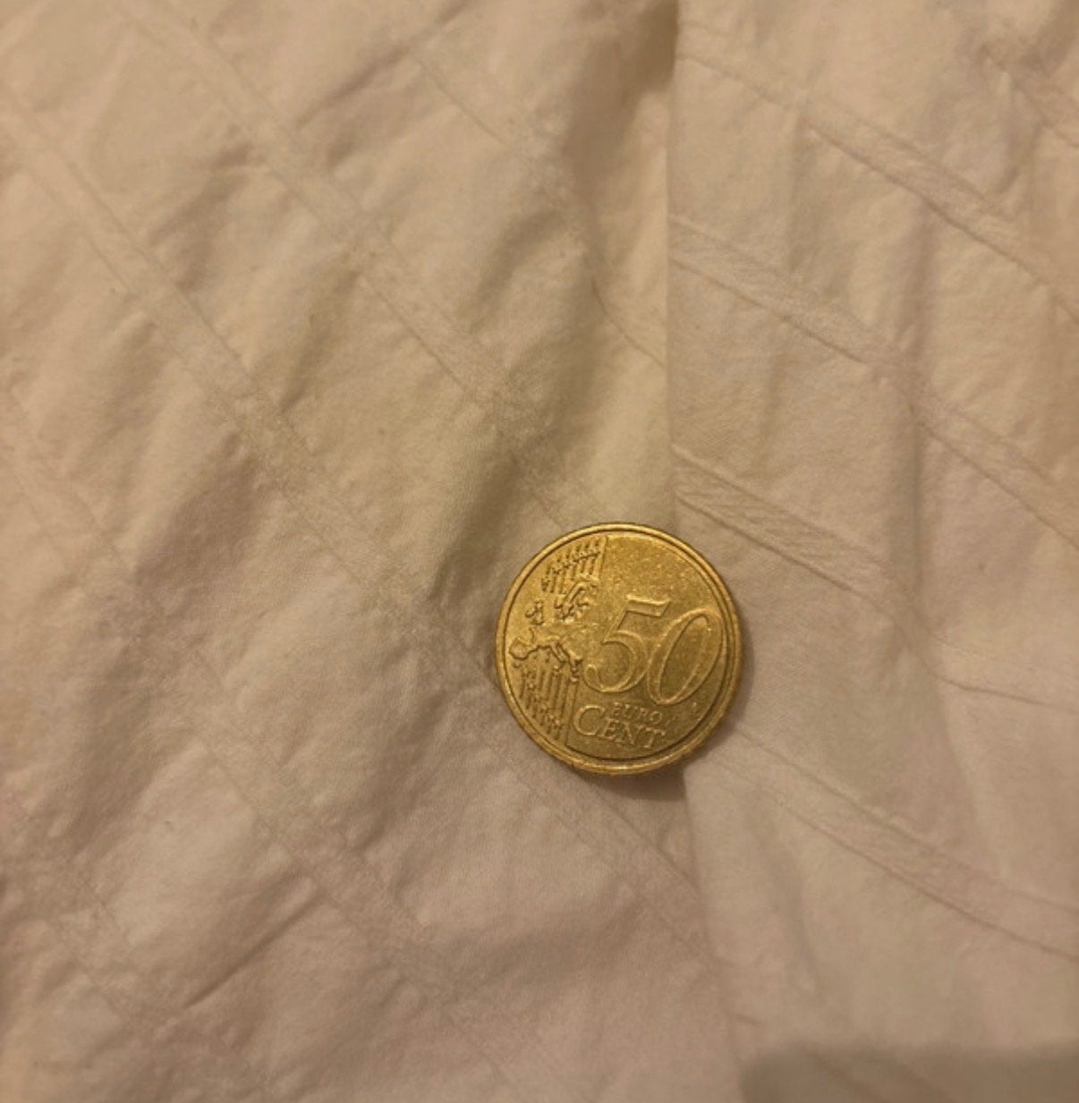 50 Cent munt uit Italië, Postzegels en Munten, Munten | Europa | Euromunten, Ophalen of Verzenden, Italië, 50 cent, Losse munt