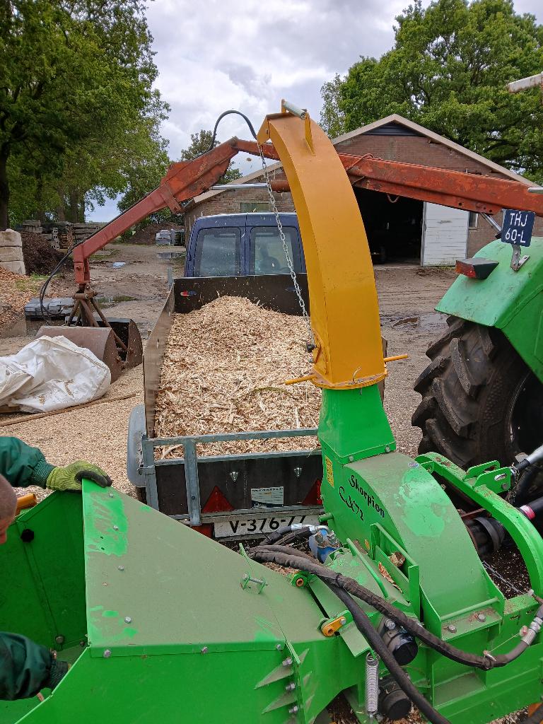 Takken versnipperen, Tuin en Terras, Hakselaars, Gebruikt, Benzine, Ophalen of Verzenden