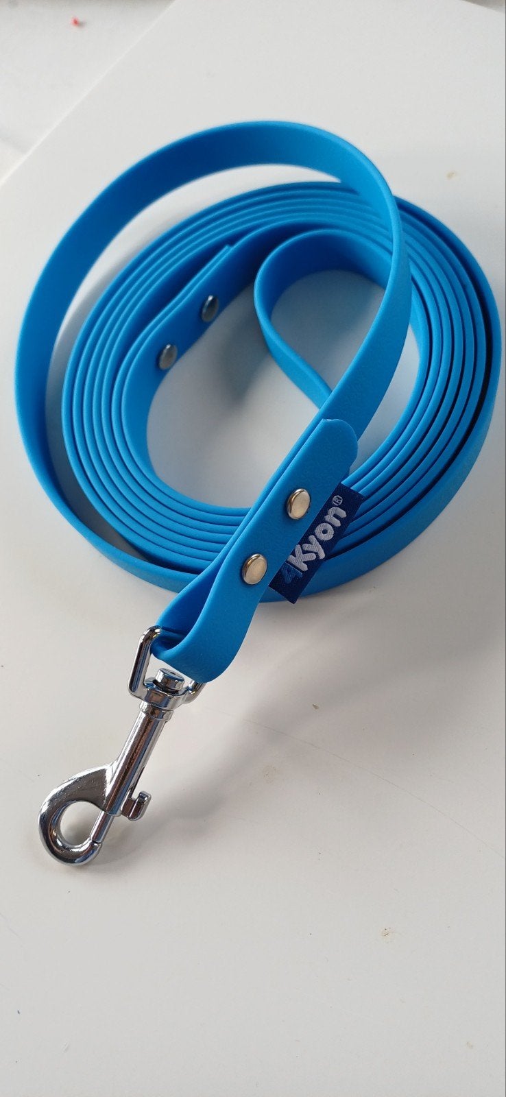 Hondenriem 3 meter blauw waterproof 16mm - 4Kyon, Hasselt, Info@4kyon.com, Nieuw, Ophalen of Verzenden