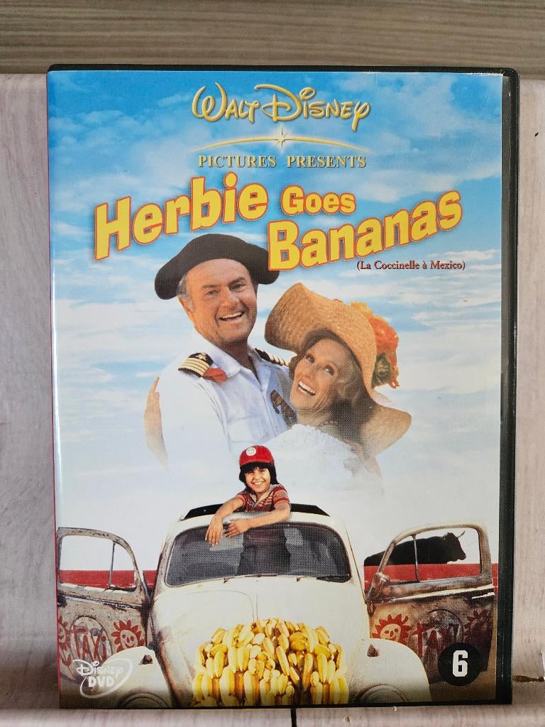 Herbie Goes Bananas (1980) Klassieker Walt Disney Dvd, Cd's en Dvd's, Dvd's | Komedie, Vanaf 6 jaar, Ophalen of Verzenden, Zo goed als nieuw