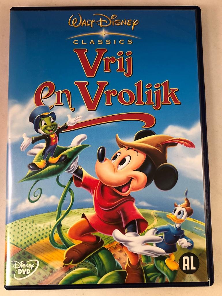 Walt Disney Classics - Vrij en Vrolijk - Bongo / Mickey en, Cd's en Dvd's, Dvd's | Tekenfilms en Animatie, Tekenfilm, Ophalen of Verzenden