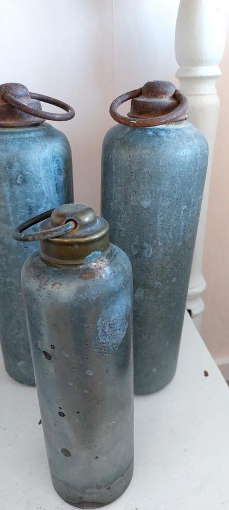 3 stuks kruiken zink, Ophalen of Verzenden