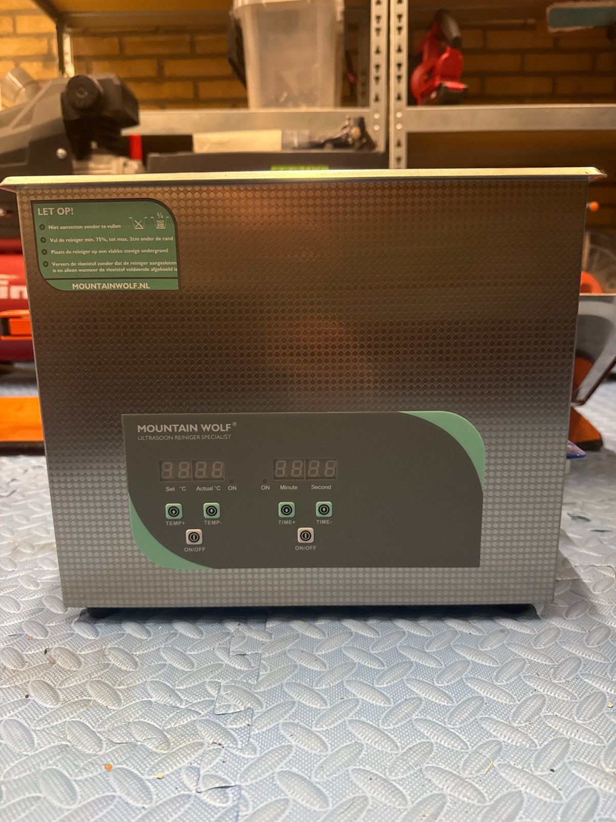 Mountain Wolf Ultrasoon Reiniger Specialist, Ophalen, Zo goed als nieuw