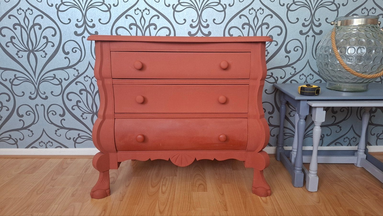 Buikkastje in terracotta kleur - 67x35x61 cm, Ophalen, Gebruikt, Vintage, Klassiek, Brocante, 50 tot 100 cm