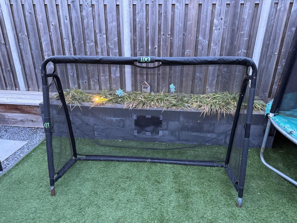 EXIT Maestro Stalen Voetbaldoel 180x120cm - Zwart, Sport en Fitness, Voetbal, Ophalen of Verzenden, Gebruikt, Overige typen