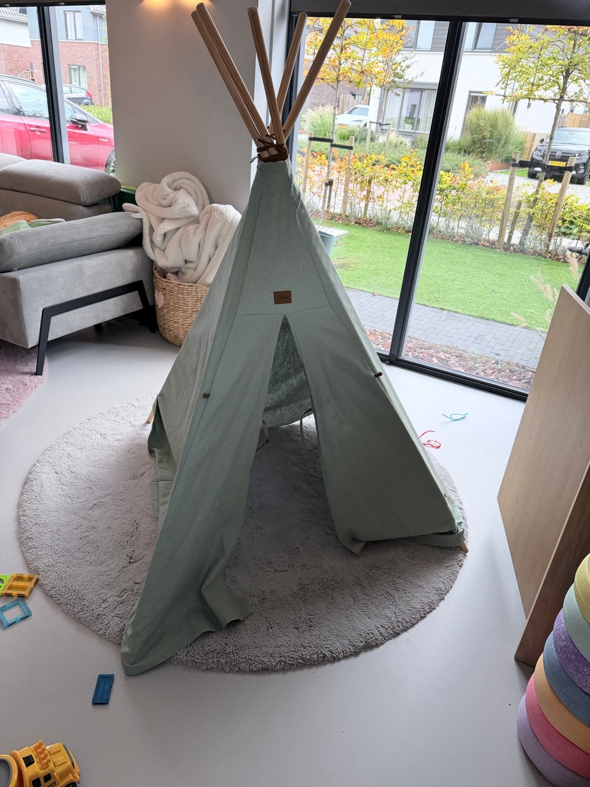 Nobodinoz tipi speeltent - Havana katoen, Ophalen, Zo goed als nieuw