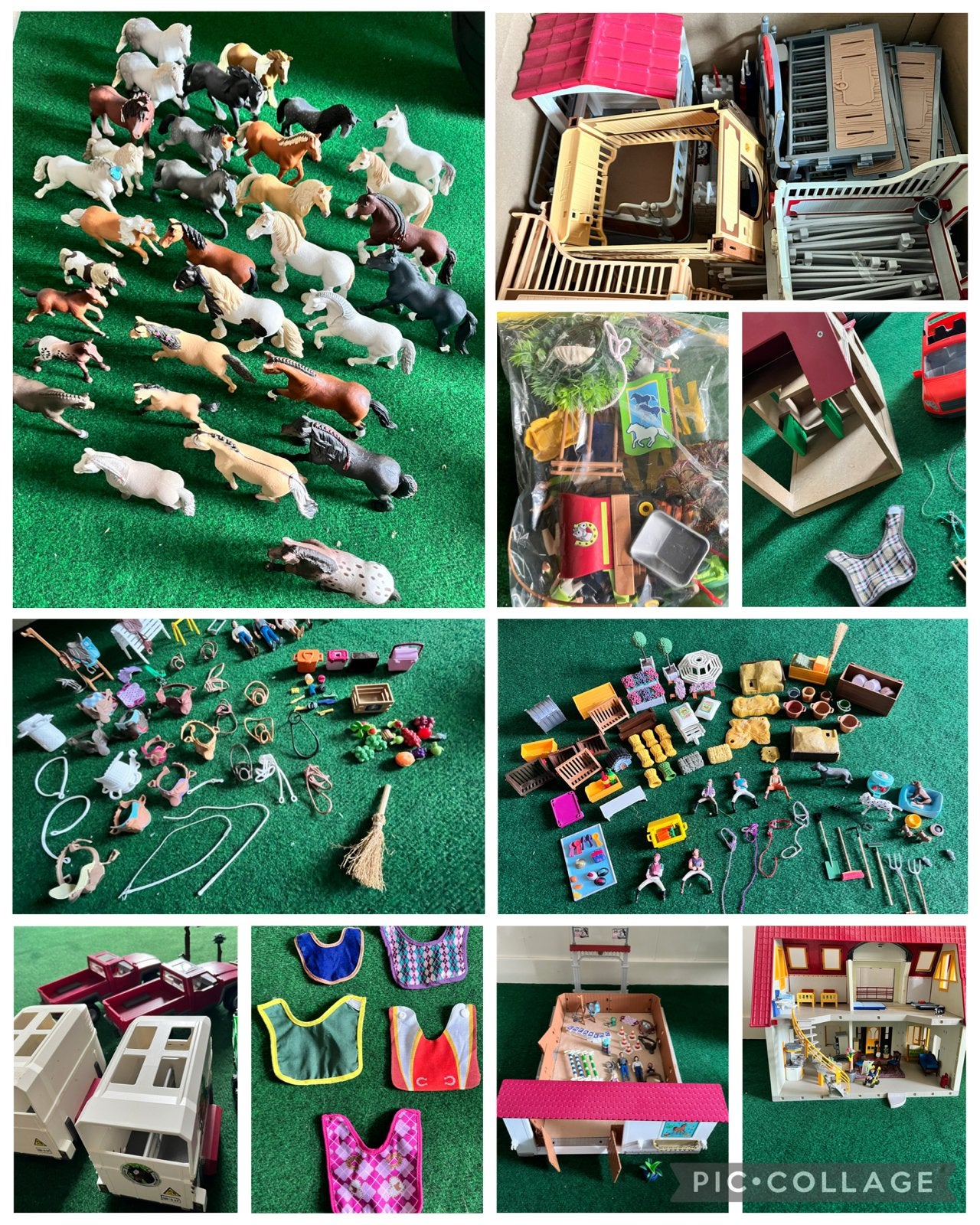 Grote Schleich en Playmobil Paardenwereld Collectie, Ophalen, Gebruikt, Jongen of Meisje