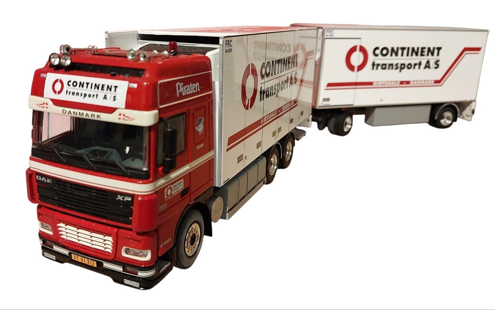DAF XF Continent Transport A/S vrachtwagen, Ophalen of Verzenden, Zo goed als nieuw, Bus of Vrachtwagen, Lion Toys