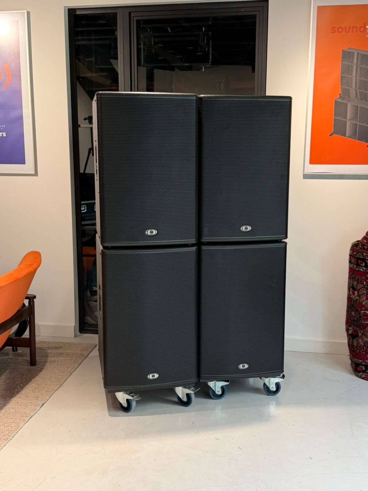 4x Dynacord Sub 1.18, Audio, Tv en Foto, Luidsprekers, Subwoofer, Geen, Geen, Zo goed als nieuw