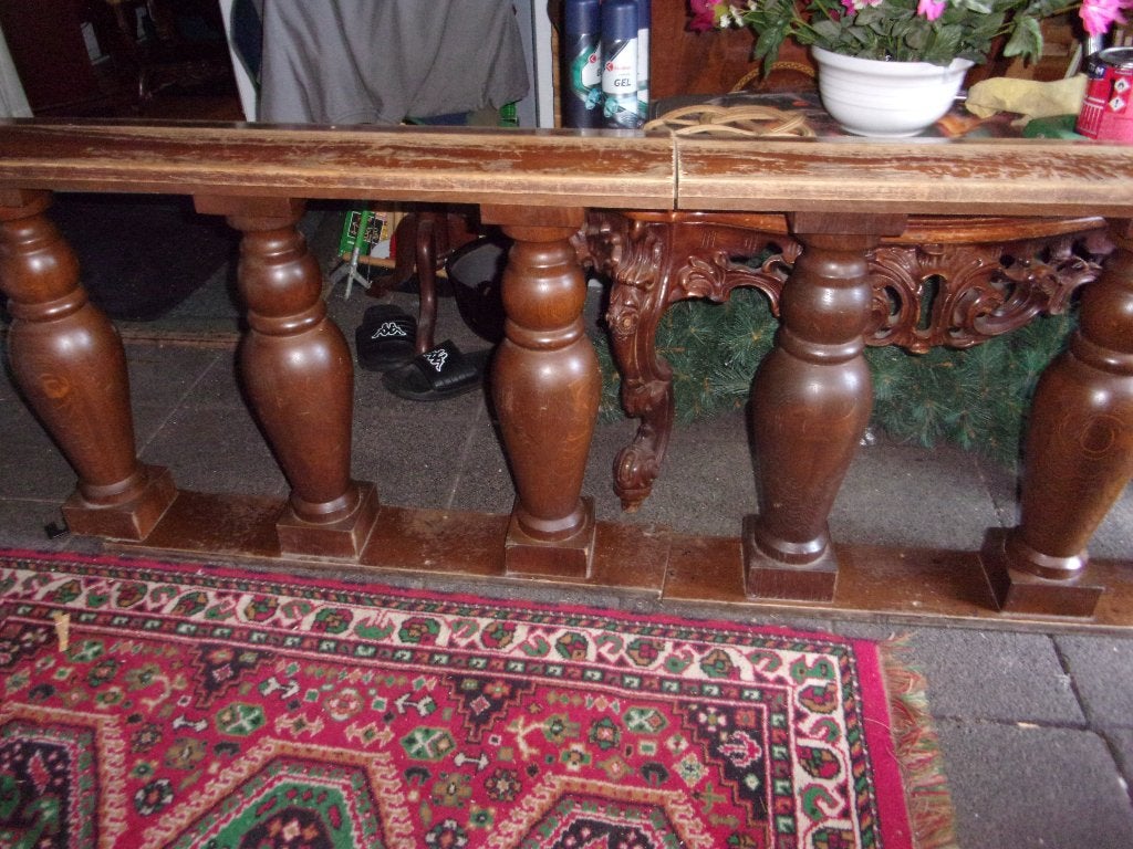 Houten Balustrade / Spijlenhekwerk, Ophalen