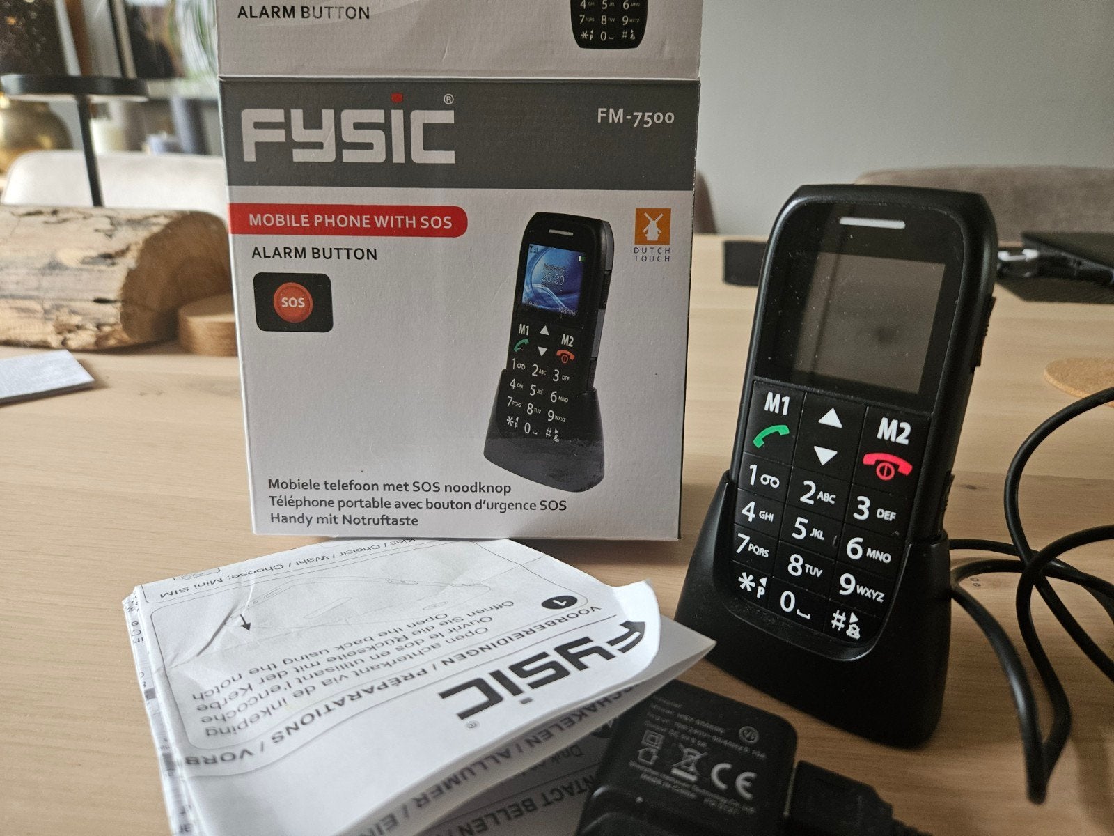 Handige telefoon zonder poespas, Telecommunicatie, Vaste telefoons | Handsets en Draadloos, Ophalen, Zo goed als nieuw, 1 handset