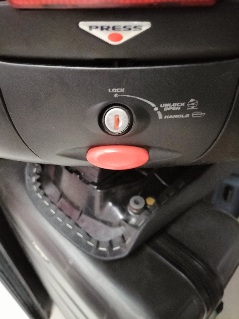 Top koffer Honda Varadero, Ophalen, Gebruikt
