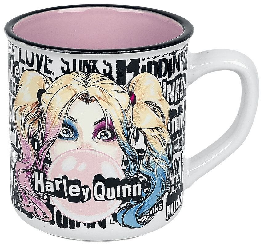 harley quinn mug cup DC ceramics batman love stinks, Overige merken, Keramiek, Nieuw, Overige stijlen