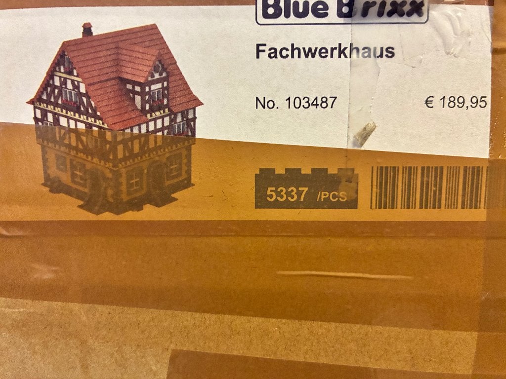Bluebrixx Fachwerkhaus, Ophalen of Verzenden, Zo goed als nieuw