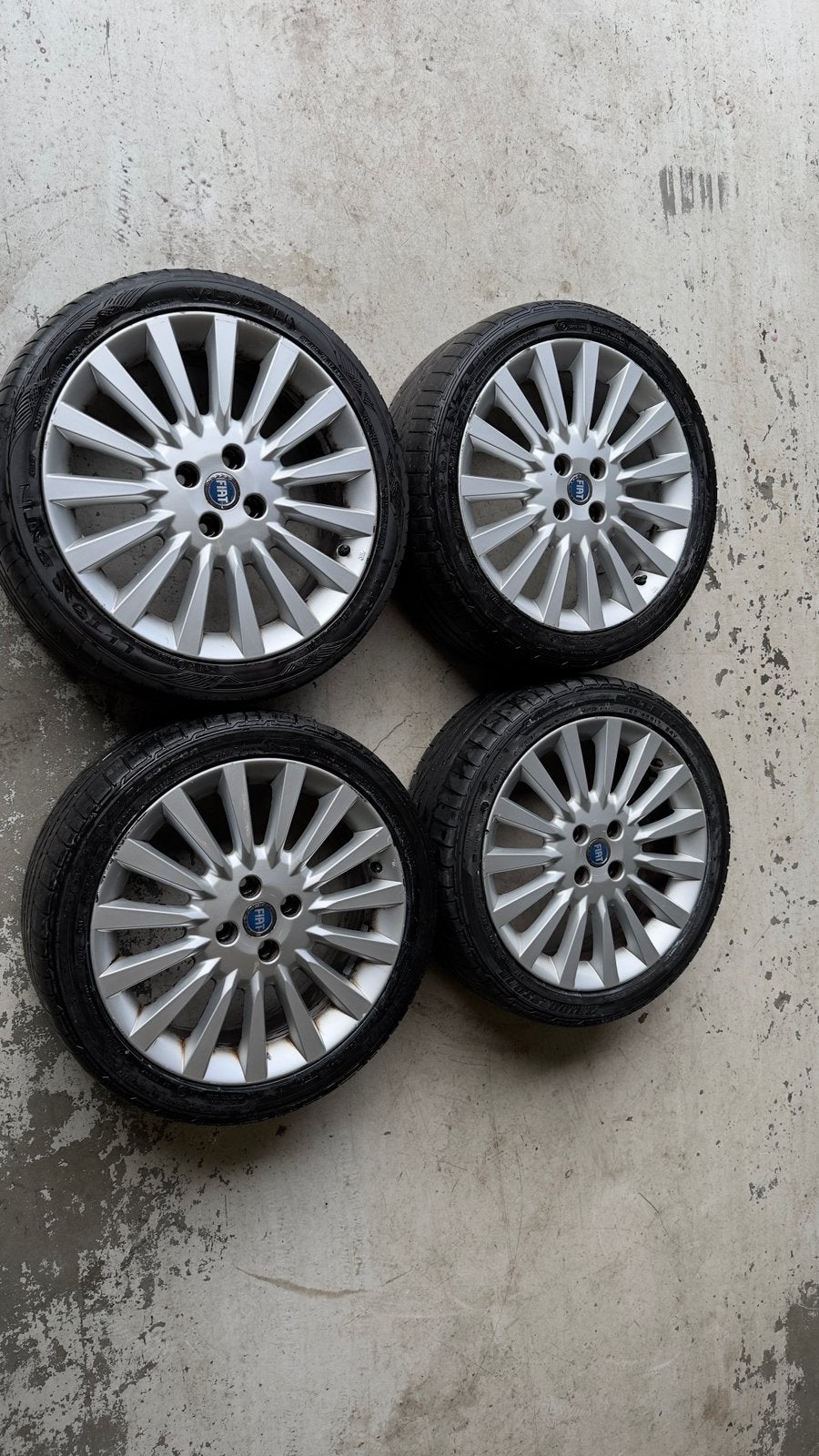 17 inch velgen 4x100 voor Fiat Punto, Auto-onderdelen, Banden en Velgen, Ophalen, Gebruikt, Banden en Velgen, 17 inch