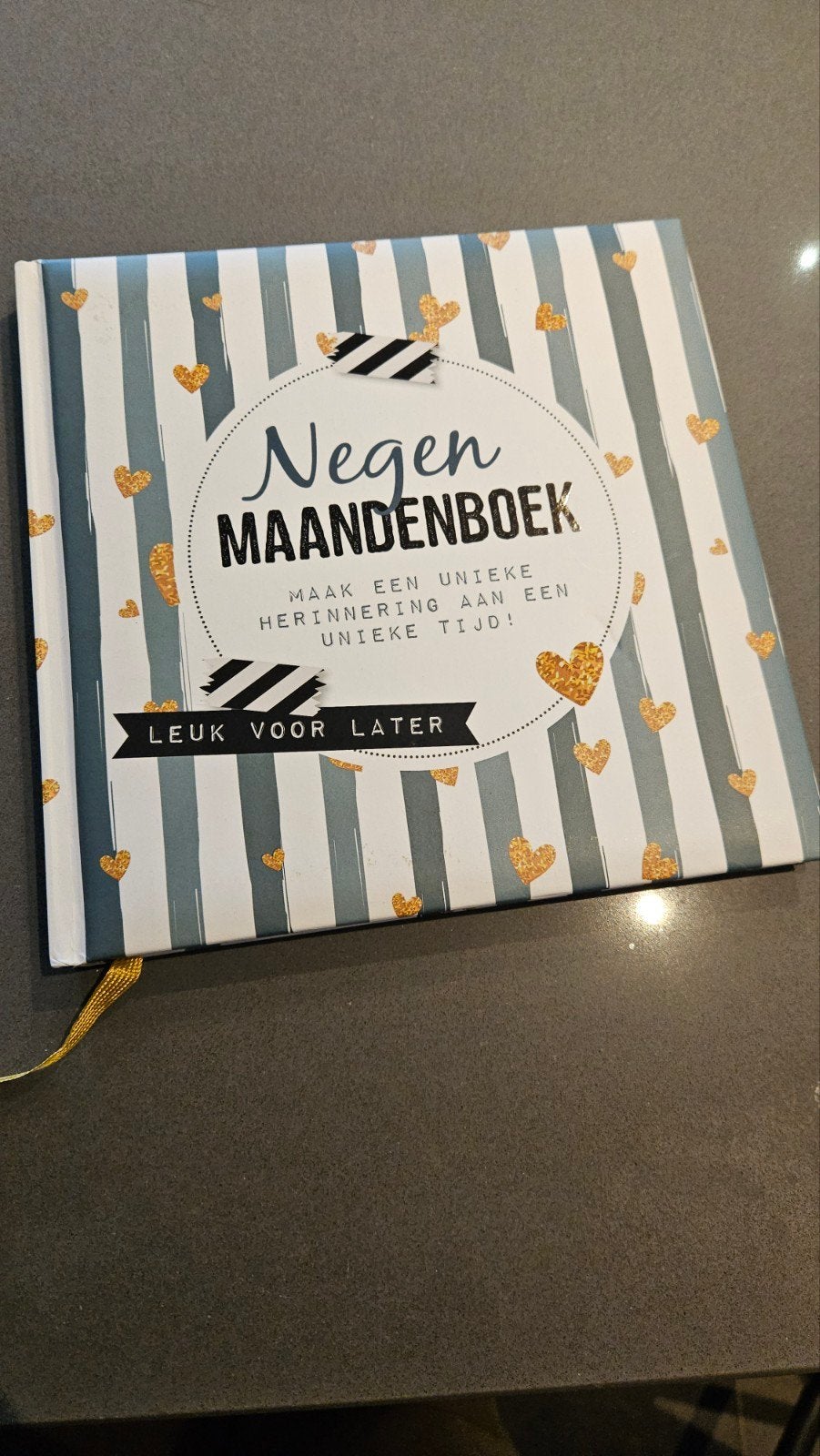 Negen maandenboek - Zwangerschapsdagboek - Nieuw, Boeken, Ophalen of Verzenden, Nieuw, Zwangerschap en Bevalling