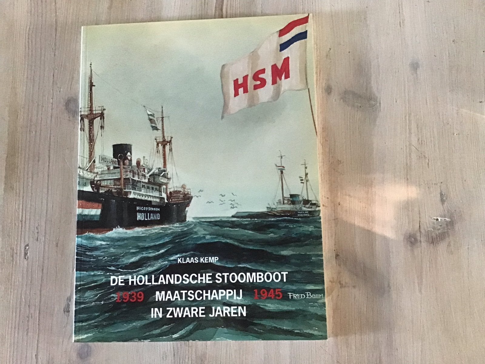 De Hollandse Stoomboot Maatschappij 1939-1945 - Klaas Kemp, Ophalen of Verzenden, Zo goed als nieuw, Boot