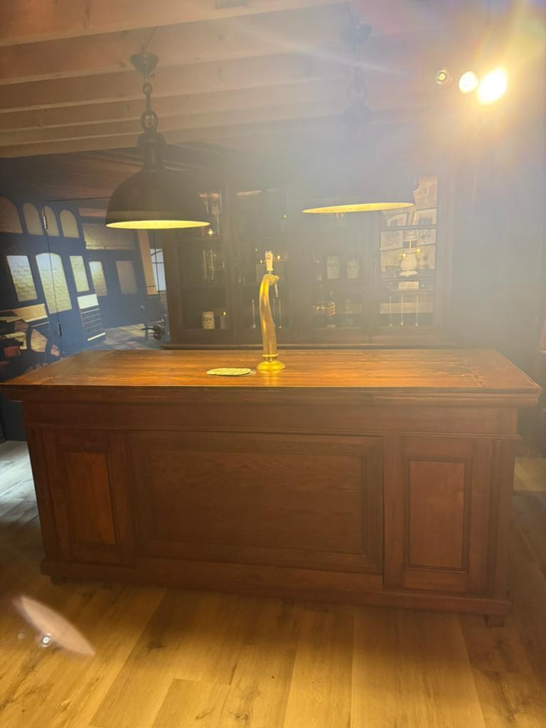 Antieke eiken bar set toog man cave cafe kroeg overkapping, Huis en Inrichting, Barren, Ophalen of Verzenden, Zo goed als nieuw