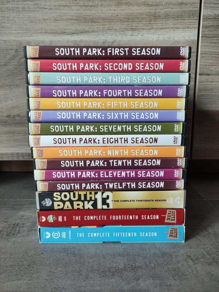 South park seizoen 1 t/m 15 dvds, Cd's en Dvd's, Vanaf 12 jaar, Ophalen of Verzenden, Gebruikt