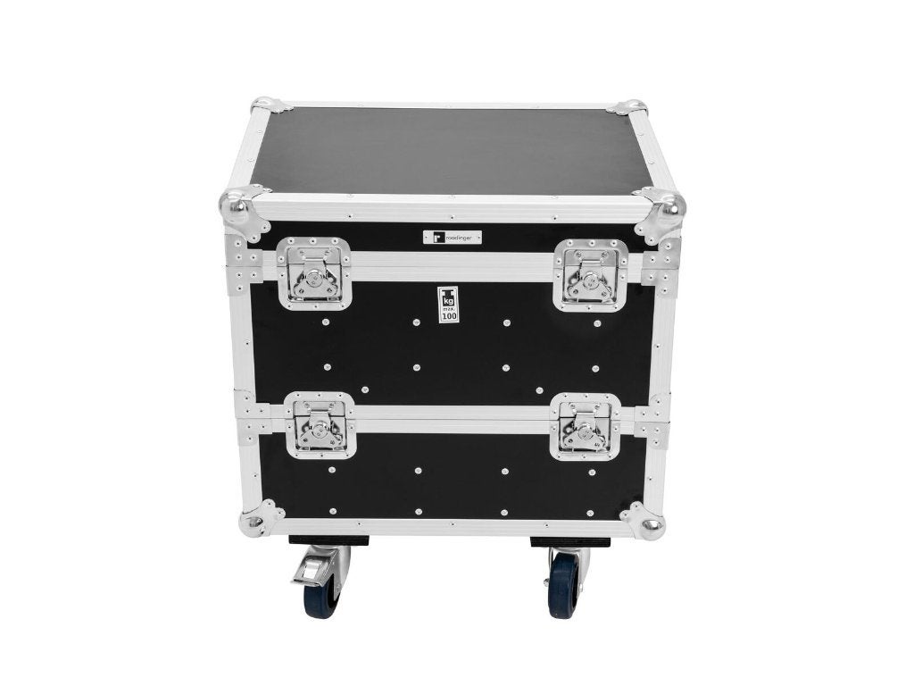 ROADINGER Flightcase 8x IP PIX Strobe RGB CW+WW with wheels, Geluidgestuurd, ., Nieuw, Ophalen of Verzenden